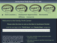 Tablet Screenshot of familythrift.com